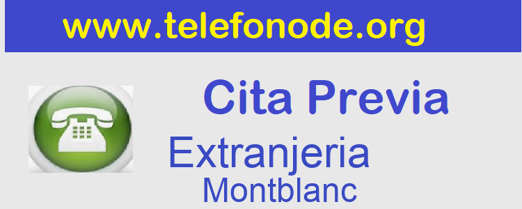 Cita Previa NIe y Huellas Montblanc